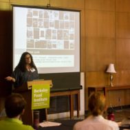 Haven Bourque at the Research-to-Policy Faculty Workshop. Photo by Jonathan Fong.