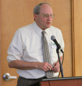 Henry Brady, Dean of the Goldman School of Public Policy, speaking at a research-to-policy workshop. Photo by: Jay Sullivan