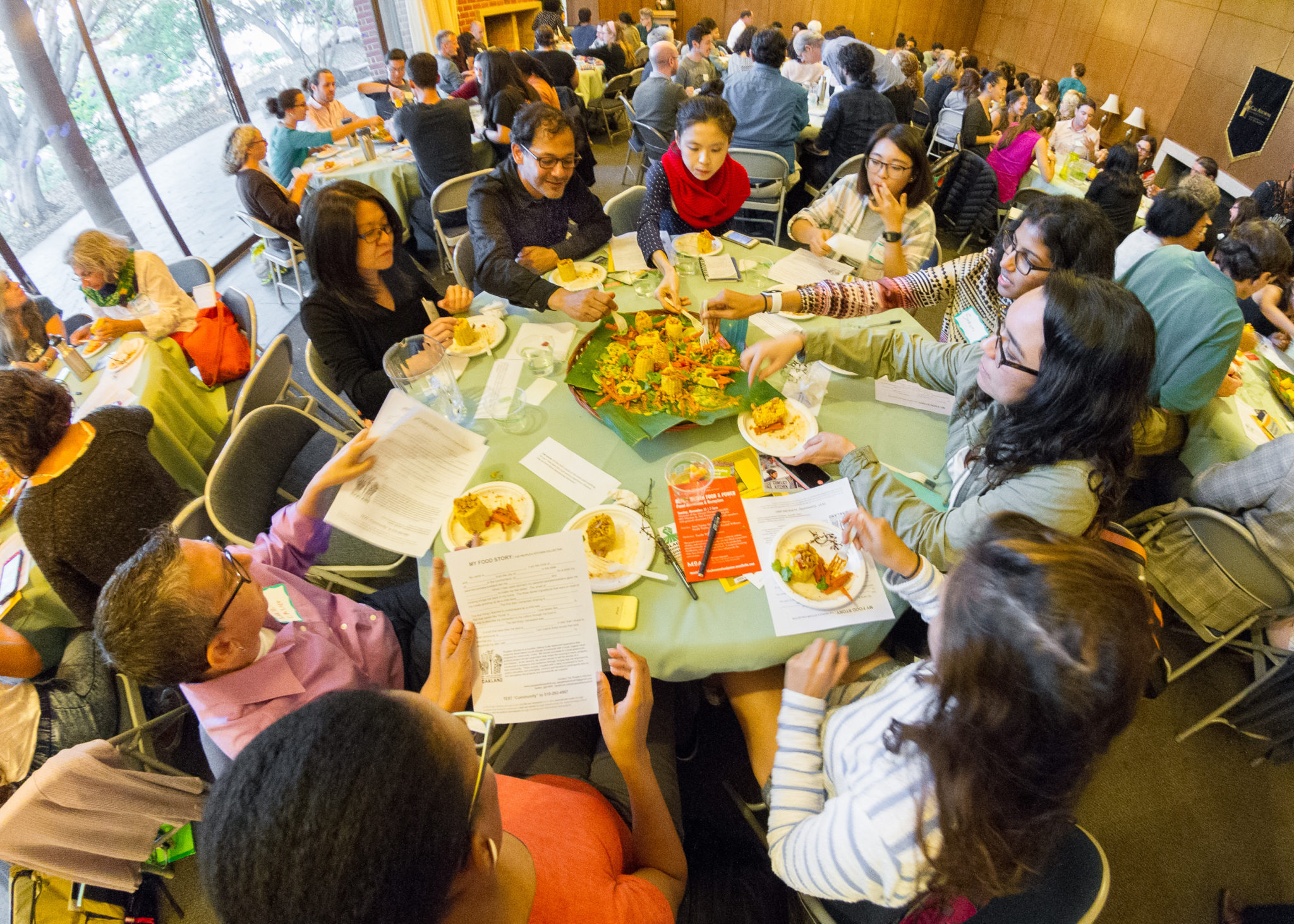 BFI table at Decolonizing Foodways event