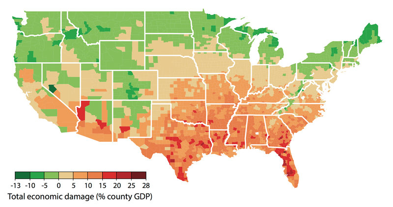 NPR June 29, 2017: Mapping The Potential Economic Effects Of Climate Change