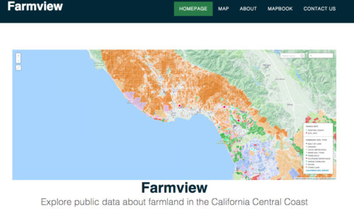 The Farmview map as it appears on the farmview website.