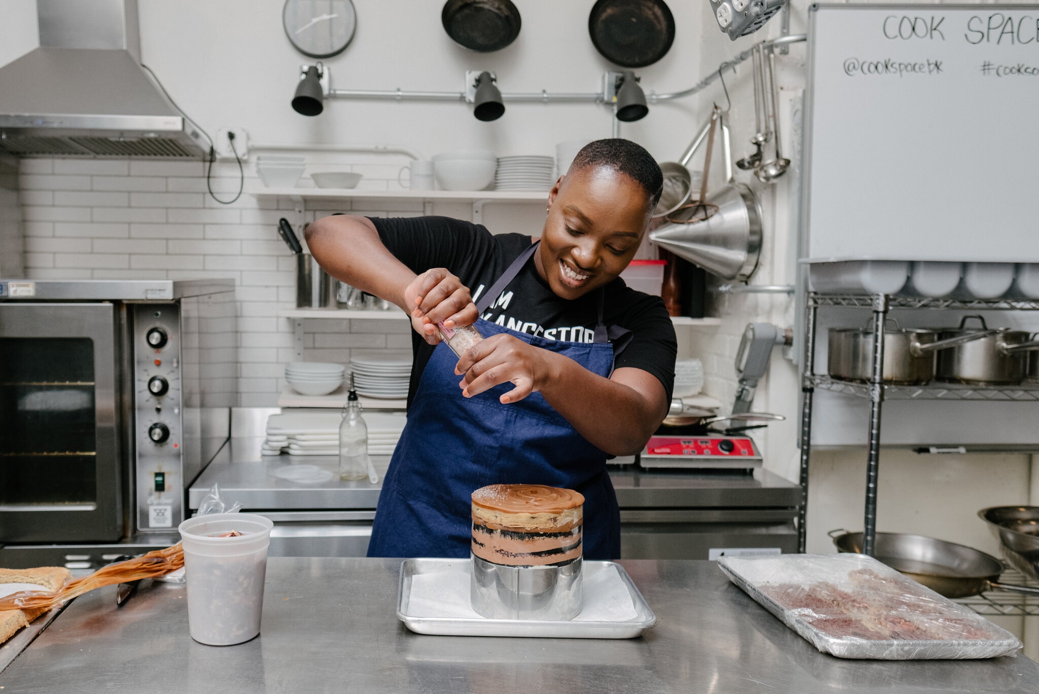 Auzerais Bellamy, chef/owner at the Brooklyn bakery Blondery. Courtesy of Stephanie Mei-Ling, The New York Times